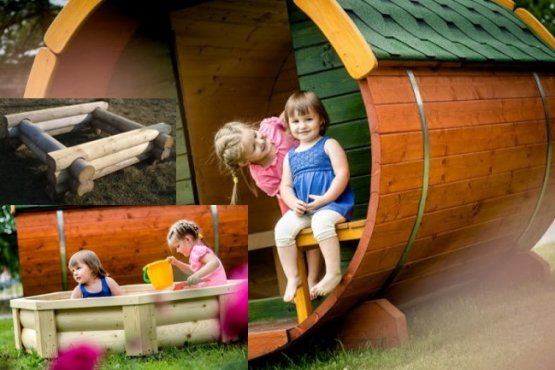 Fässer für die Kinder