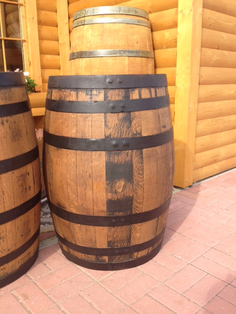 Oberfläche abgeschliffen+Lasur-Farbanstrich in Palisander dunkel