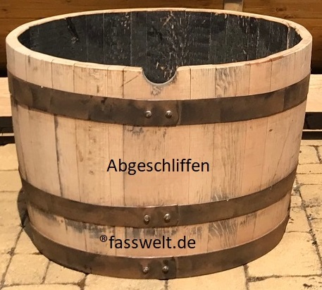 Oberfläche nur abgeschliffen ohne Farbanstrich