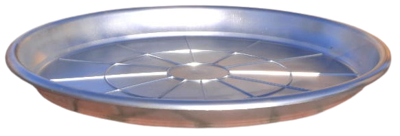 aus PVC in Silber-Zink-Grau