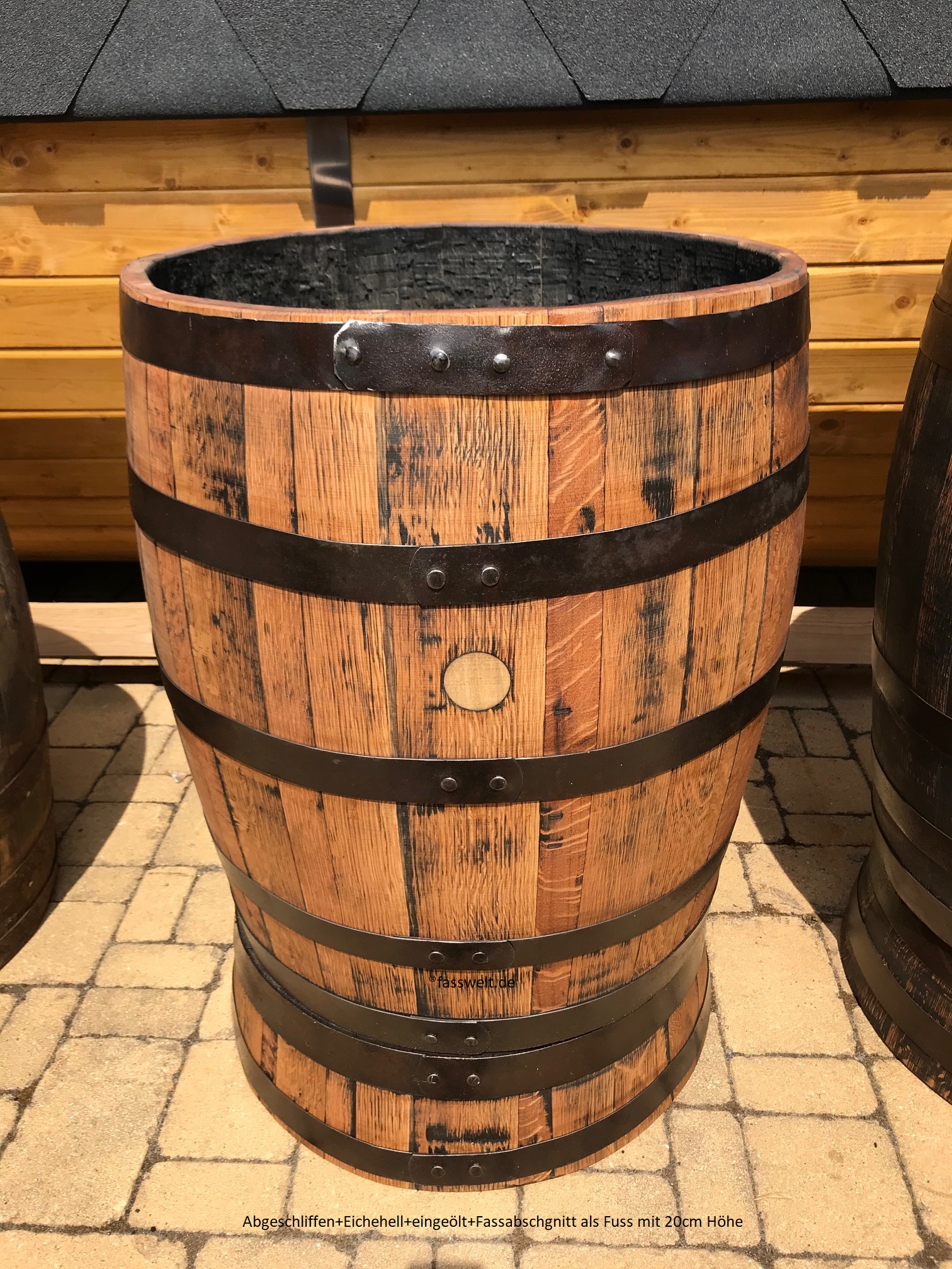 Whiskyfassfuss-Abschnitt mit 20cm Höhe