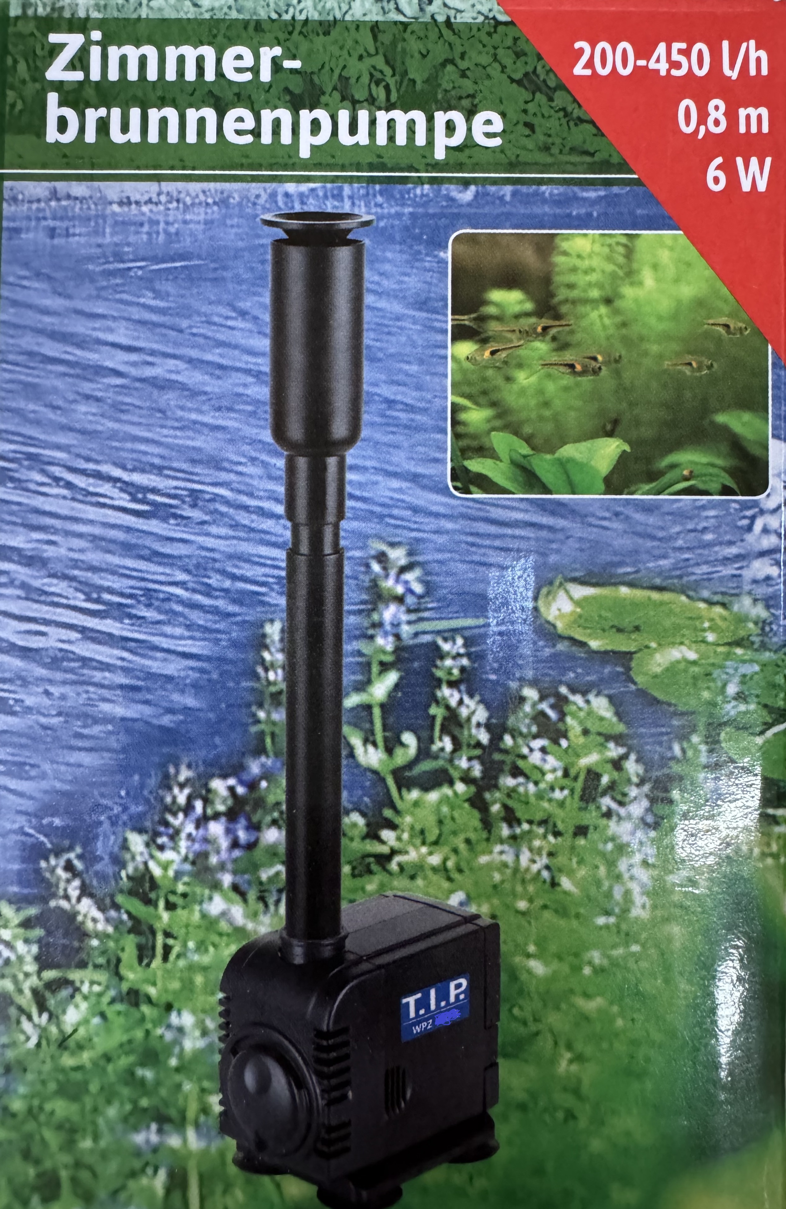 Elektrisch 6W, Förderhöhe 0,8m