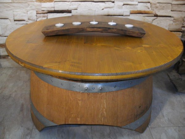 5er Fassdaubenlicht Kerzenständer Kerzenleuchter Teelichthalter