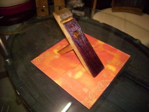 1-er Weinstock, originales Weinregal aus Weinfassdaube für 1 Fl.