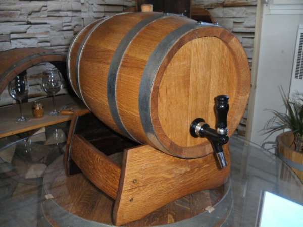 20 Liter Eichenfass innen roh Böttcherware Schnapsfass Weinfass Whiksyfass Weinbrandfass Essigfass Holzfass Eichenholzfass