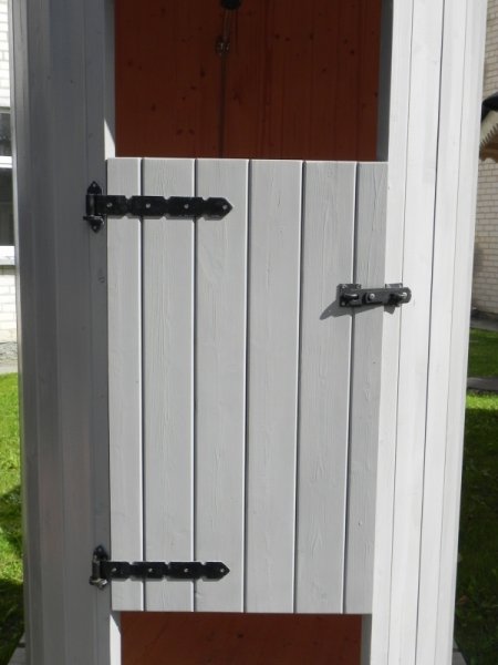 Camping Gartendusche aus Holz mit 1,2m Durchmesser oder als WC Toilette Gartenhaus.