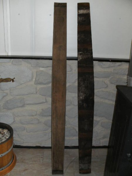 160x5-8cm FASSDAUBE AUS 1000L EICHENHOLZFASS WEINFASS HOLZFASS