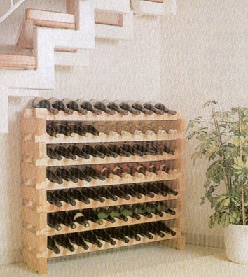 Weinregal-System BUVETTE - 7-er Reihe, modulares Stecksystem Flaschenregal Regal