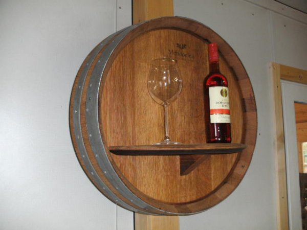 Fassfront225LA D.56cm und 14cm Tiefe aus gebrauchtem Eichenfass