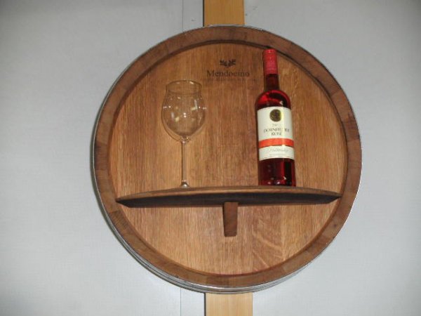 Fassfront225LA D.56cm und 14cm Tiefe aus gebrauchtem Eichenfass