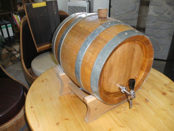 25L DELUXE Eichenfass, innen gewachst Böttcherware gebraucht