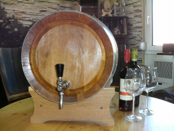 25L DELUXE Eichenfass, innen gewachst Böttcherware gebraucht