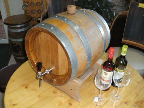 25L DELUXE Eichenfass, innen gewachst Böttcherware gebraucht