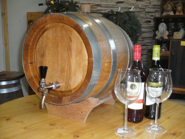 25L DELUXE Eichenfass, innen gewachst Böttcherware gebraucht