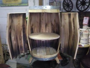 Fasskönigbar-K aus 150Liter neuem Kastanienholzfass
