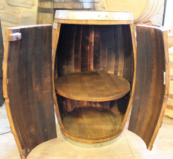 Fasskönigbar-K aus 150Liter neuem Kastanienholzfass