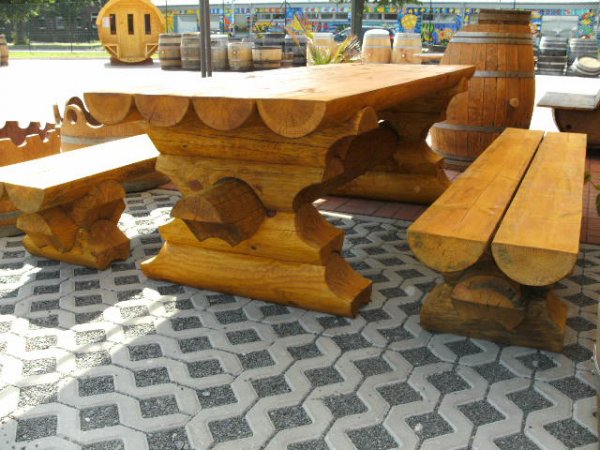 RBP12x6m Rundbohlen Pavillon Höhe 2,7-3m Gartenpavillon Garage Carport aus 20cm Baumstämmen