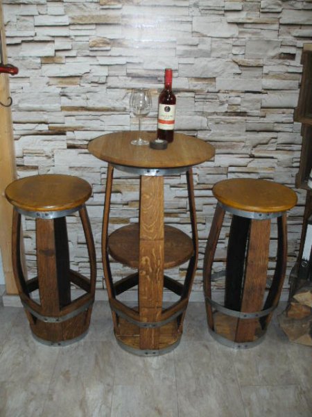 Fass - Barhocker HAVANNA-LIGHT Stehtischhocker Holzstuhl Tresenhocker Bistrohocker Bystrostuhl