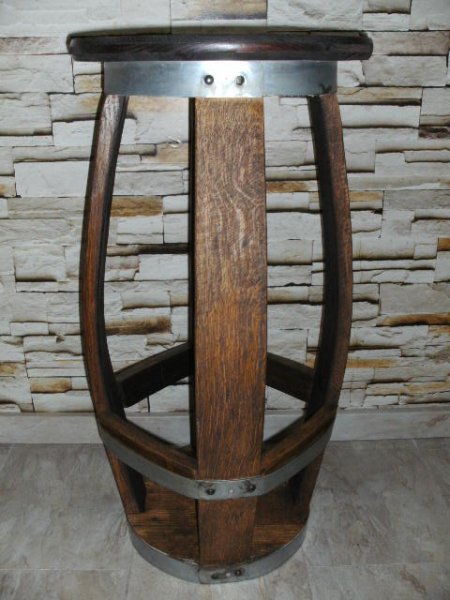 Fass - Barhocker HAVANNA-LIGHT Stehtischhocker Holzstuhl Tresenhocker Bistrohocker Bystrostuhl