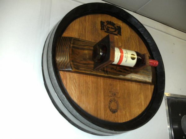 1er-Fassfront225 D.56cm und 10cm Tiefe aus gebrauchtem Eichenfas