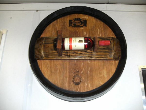 1er-Fassfront225 D.56cm und 10cm Tiefe aus gebrauchtem Eichenfas