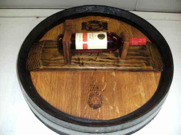 1er-Fassfront225 D.56cm und 10cm Tiefe aus gebrauchtem Eichenfas