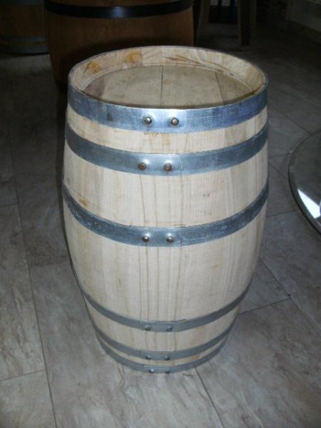 20 Liter neues Fass aus Kastanienholz H.45, D.30cm Kastanienfass Kastanienholzfass Fass Holzfass Wasserfass Dekofass