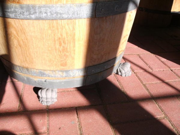 3-er Set Betonfüße - Klein als Untersetzer für Blumenkübel oder Regentonne