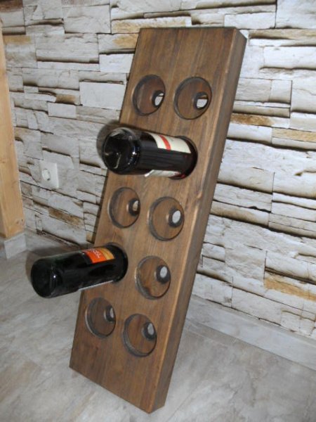 10er Weinpult, Rüttelbrett Rüttelpult Weinregal Flaschenregal