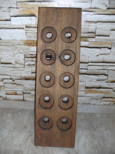 10er Weinpult, Rüttelbrett Rüttelpult Weinregal Flaschenregal