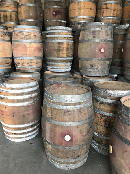 225 Liter Bordeaux Transport - D Barriquefass Eichenfass Weinfass Holzfass Wasserfass Dekofass Fasstisch Fass