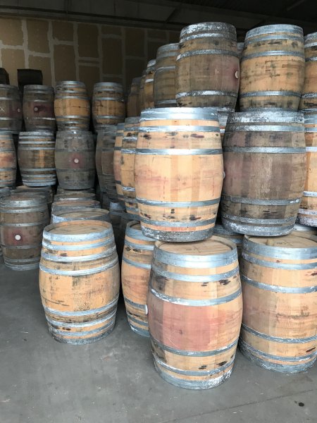 225 Liter Bordeaux Transport - D Barriquefass Eichenfass Weinfass Holzfass Wasserfass Dekofass Fasstisch Fass