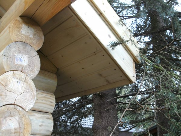 Rundbohlen Sauna RBS35x30 massive Gartensauna 3,5x3m Saunahaus Holzhaus Holzsauna massiv