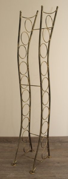 10-er Schmiedetraum Weinregal für 10 Flaschen aus massivem Schmiedeeisen