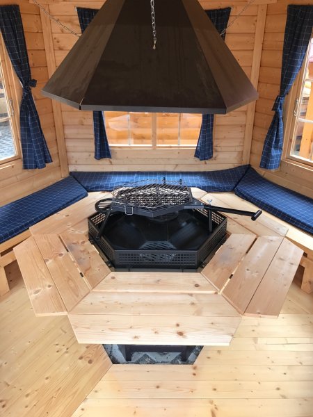 TOP 6-Eckiger Standard GRILL für alle Grillkota & Pavillon Kohlegrill BARBECUE BBQ Holzgrill