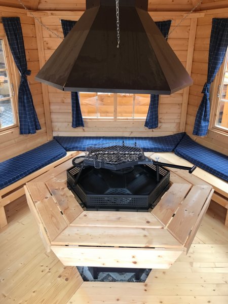 TOP 6-Eckiger Standard GRILL für alle Grillkota & Pavillon Kohlegrill BARBECUE BBQ Holzgrill