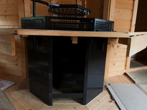 TOP 8-Eckiger Standard GRILL für alle Grillkota & Pavillon Kohlegrill BARBECUE BBQ Holzgrill