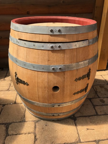 Mini Fassbar aus 80 Liter neuem Barrique-Eichenfass