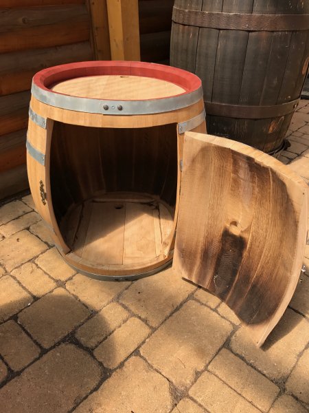 Mini Fassbar aus 80 Liter neuem Barrique-Eichenfass