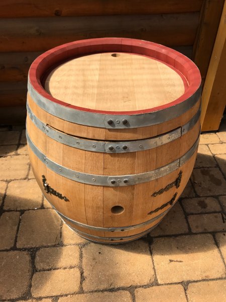 Mini Fassbar aus 80 Liter neuem Barrique-Eichenfass