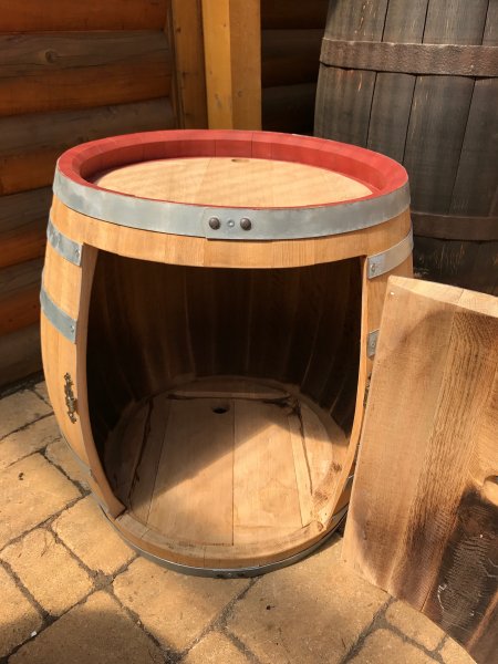 Mini Fassbar aus 80 Liter neuem Barrique-Eichenfass