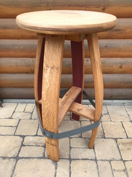 Fass Barhocker BARDOLINO Fassbarhocker Stehtischhocker Sitzhocker Stuhl Holzstuhl Holzhocker Sitz Hocker