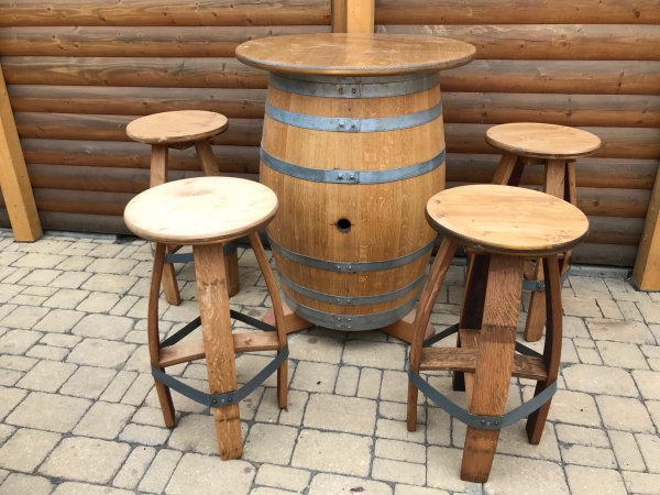 Fass Barhocker BARDOLINO Fassbarhocker Stehtischhocker Sitzhocker Stuhl Holzstuhl Holzhocker Sitz Hocker