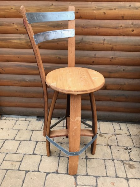 Fass Barhocker BARDOLINO-RLR Fassbarhocker Stehtischhocker Sitzhocker Stuhl Holzstuhl Holzhocker Sitz Hocker