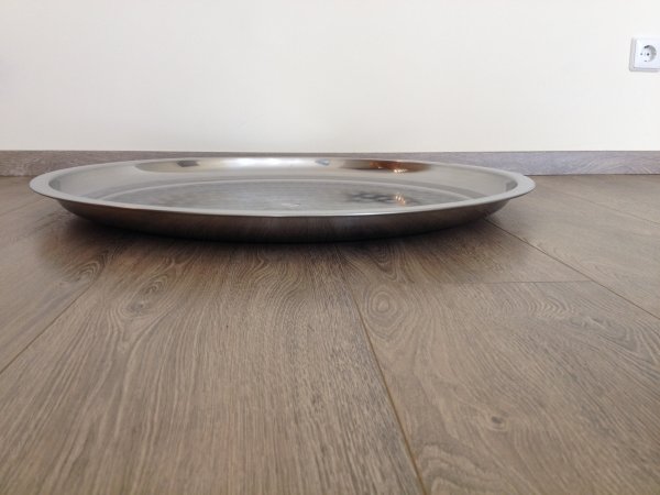 Blumenkübel - UNTERSETZER aus Edelstahl - KONFIGURATOR für Kübel mit Durchmesser-Unten bis 60cm