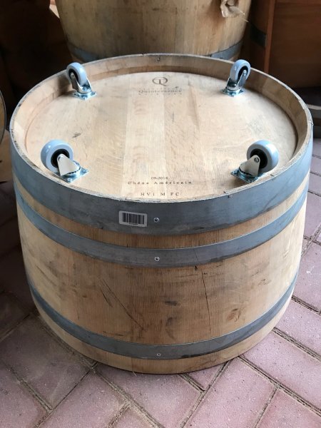 4-er Set robuste Gummirollen als Fassfüße für Blumenkübel Fässer Fassabschnitte Regentonne oder Fassmöbel