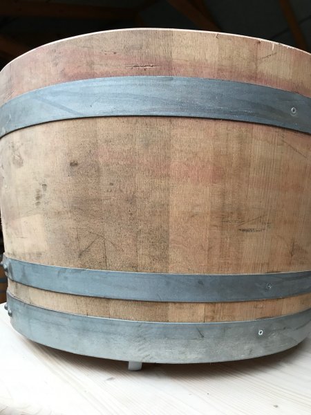 4-er Set robuste Gummirollen als Fassfüße für Blumenkübel Fässer Fassabschnitte Regentonne oder Fassmöbel