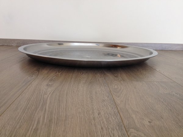 30 Liter neue Kastanienholzfass - Fasshälfte mit D.45cm, Höhe 32cm Halbfass Fassabschnitt Kastanienfass