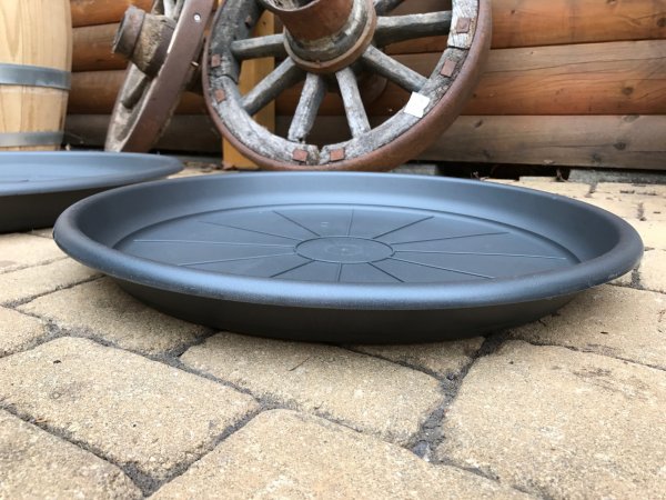 30 Liter neue Kastanienholzfass - Fasshälfte mit D.45cm, Höhe 32cm Halbfass Fassabschnitt Kastanienfass