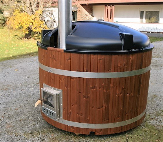 Wärmeschutz ABS - Kunsstoffdeckel - zweiteilig vollabdeckend für Badefässer bis 170cm Durchmesser